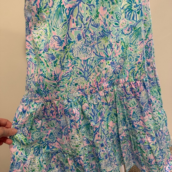 NWT Lilly Pulitzer Trina dress in Surf Blue Soleil size L - Picture 6 of 8